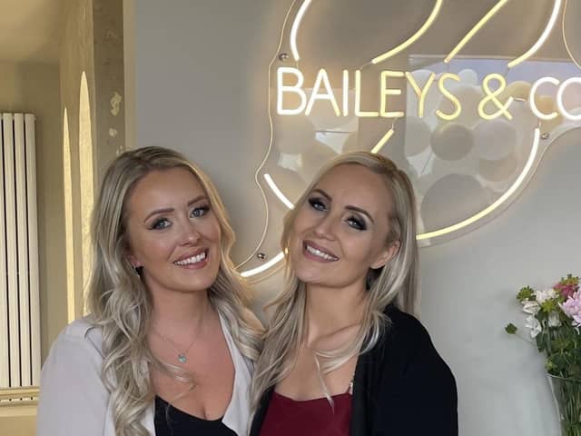 Bailey’s & Co., located in Home Farm Drive, was opened by sisters Stacey and Michala Bailey in March last year with the aim of making clients feel “empowered and confident”.