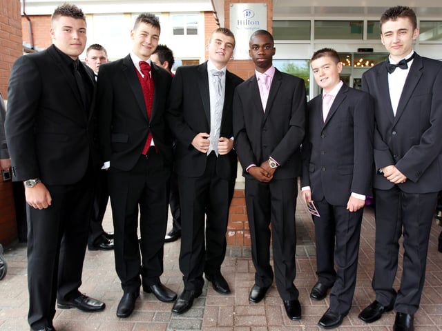 MNCE - *Prom* students arriving for Prom- Malcolm Arnold Academy school, Hilton Northampton , 100 Watering Lane Collingtree Northampton.