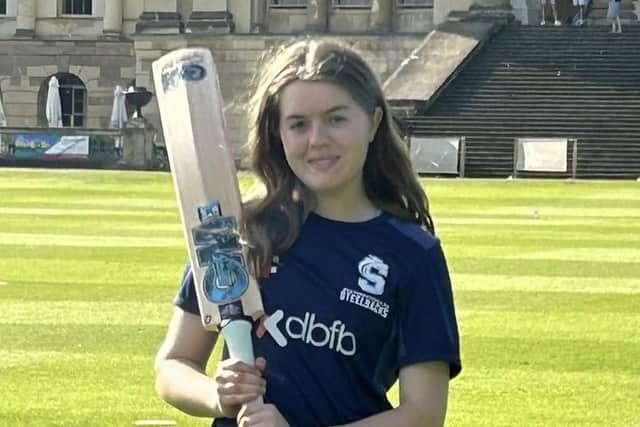 Cricketer Elena Newbould is a rising star at county level
