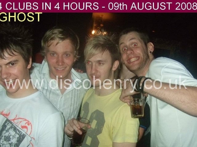 Nostalgic pictures from nights out at Lava and Ghost in August 2008