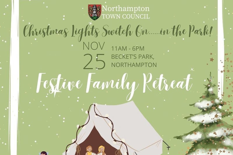 When the event opens at 11am, a number of activities will begin and remain open all day, including the festive family retreat, hosted by the Wild Tribe. There will be a cosy hideout full of crafts, colouring, Christmas stories and eco play. The Northamptonshire Central Library will also host festive rhyme times and Christmas tale sessions.