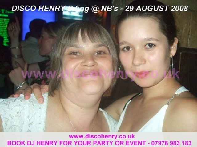 Nostalgic pictures from a night out at NB's