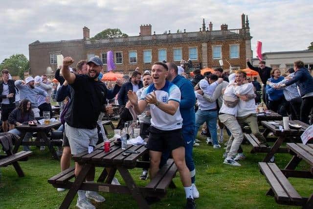 The Euro Fanzone was a highlight for CEO Richard Clinton. Photo: David Jackson.