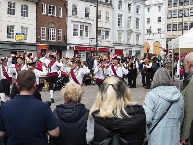 Northampton Town Council hosted a free St George's Day event on the Market Square on April 26, which included many family-friendly, fun activities.