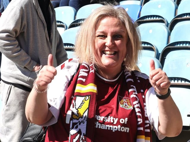 It was the first time in 19 years that Cobblers fans had seen their team win at London Road