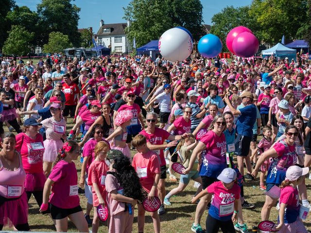 Runners taking part in the Race For Life at Abington Park in Northampton on Sunday, July, 12, 20026. Photo by David Jackson.