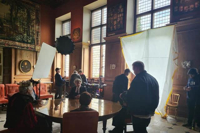 On location at Boughton House