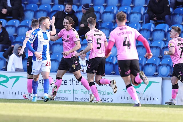 Scored one and might have ended up with three. Instinctive finish was the difference and he deserved it for a big performance up top. Ran the channels all day and never gave Colchester's defence a moment's peace. Good save and a goal-line clearance denied him a hat-trick... 8 CHRON STAR MAN