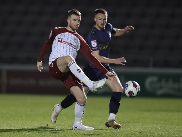 A classy operator, but perhaps Cobblers would benefit from him in a more advanced midfield role?