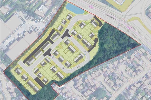 Plans for the new estate in Northampton.