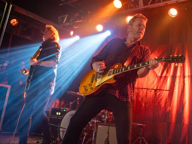 Kiefer Sutherland on stage at the Roadmender in Northampton on Tuesday, August 13, 2024. Photo by David Jackson.