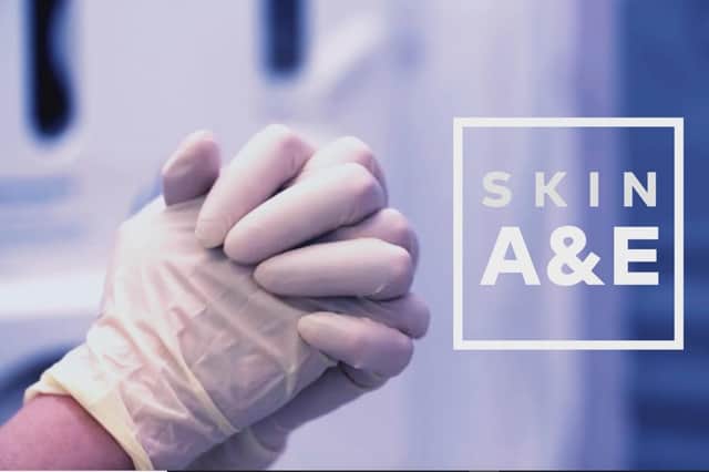 Channel 5 and 5Star's TV show, 'Skin A&E' - produced by Boom Cymru.