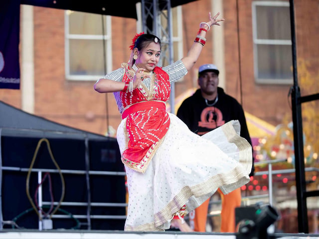 The parade and wider Diwali festival took place in Northampton town centre on Saturday October 26.