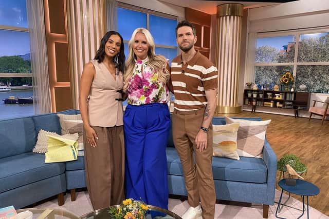 Caroline Strawson appeared on This Morning last Wednesday (August 21) alongside Rochelle Humes and Joel Dommett.