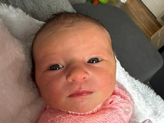 Wynter Faith Paige born at 4.34am on January 28 at Northampton General Hospital, weighing 6lbs 15oz.