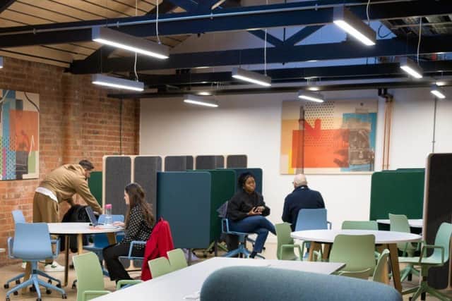 The coworking space at Vulcan Works