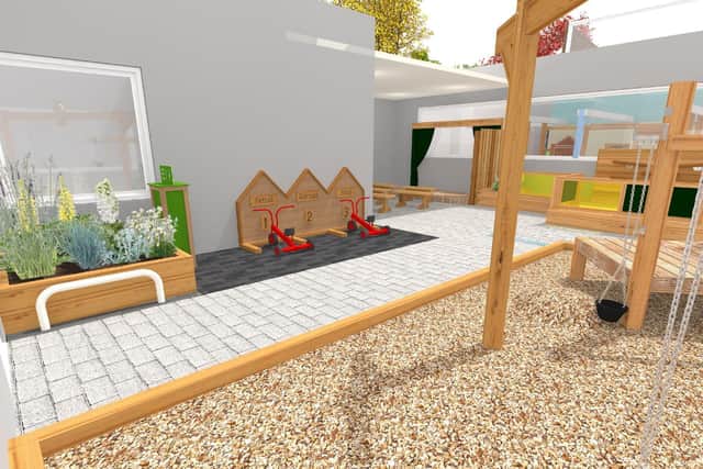 Plans for the new EYFS learning space at East Hunsbury Primary School.