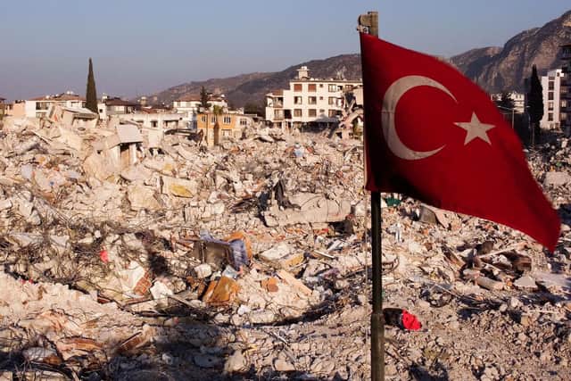 The Turkey-Syria earthquake disaster has killed more than 35,000 people, left thousands injured, and impacted 17 million – with numbers still expected to rise. Photo: Hassan Ayadi, Getty Images.