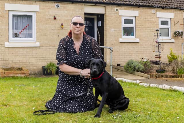 Luna was attacked by another dog at Lingswood on Tuesday (April 5)