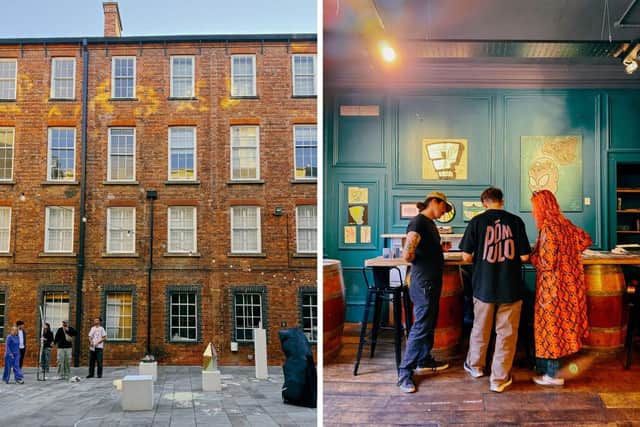 NN Contemporary is a prominent, non-profit contemporary art space based in Northampton’s Cultural Quarter, which acts as a hub for exhibitions, artist studios, project space and development programmes. Photos: Joe Jarvis (left) and Tara Florence (right).