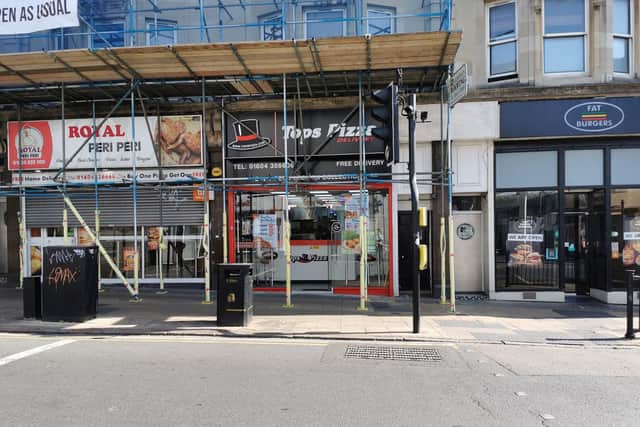 Tops Pizza in Sheep Street opened in June despite not having planning permission