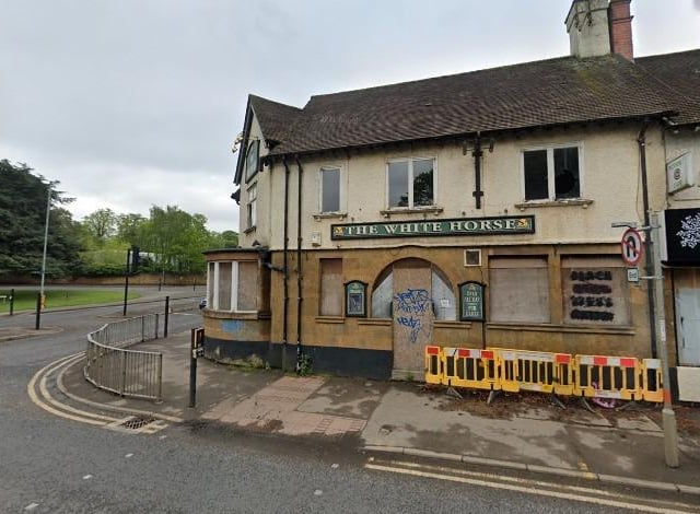 Situated in a prominent position on the Mill Lane/Harborough Road crossroads, The White Horse has been closed down for years. Boarded up and abandoned, it has now become a graffiti canvas and is well-known for its Star Wars artwork.