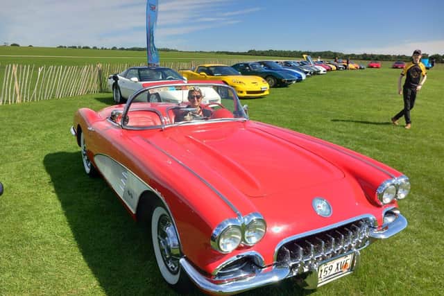 Lesley Anne Brown in Rob Tring's C1 Corvette