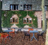 The external dining space
