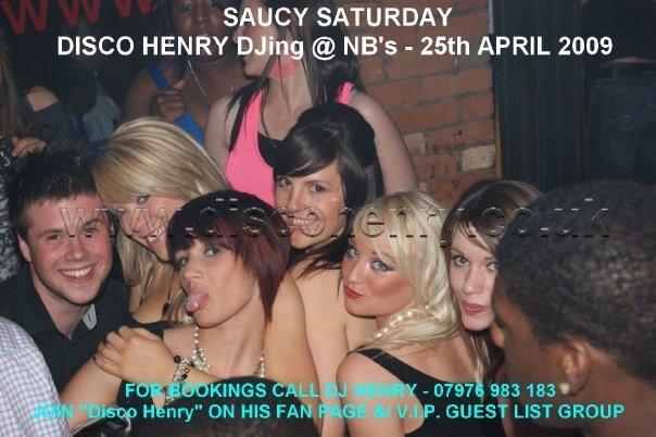 Nostalgic pictures from a 'saucy Saturday' night out at NB's 14 years ago
