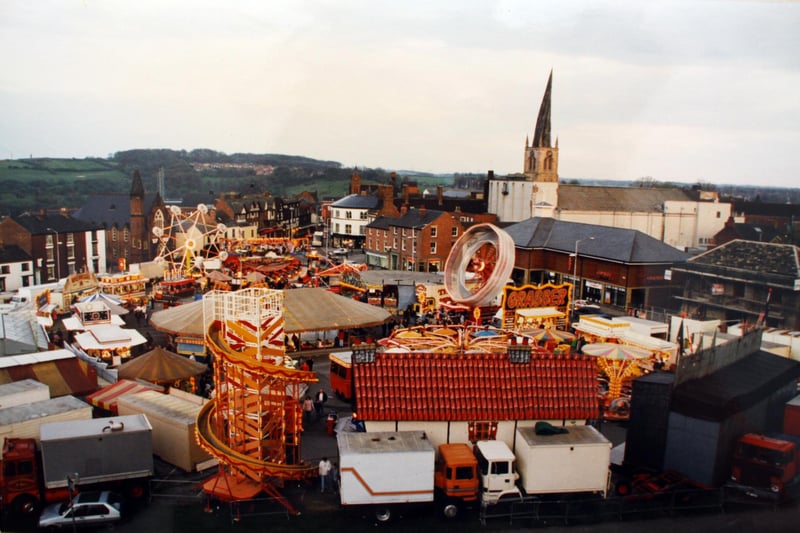 Remember the fairground on Chesterfield Donut roundabout?