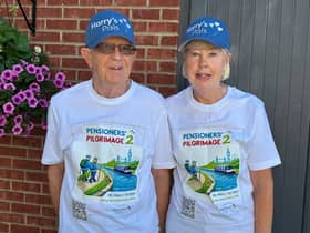 Nick Banham, 84, and his wife Kerstin, 74, will set off on September 21 for a 10-day trek along the Grand Union Canal towpath, raising money for children's charity Harry's Pals