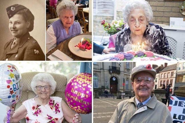 Meet the three 100-year-olds, one 101-year-old, one 102-year-old and two 103-year-olds, who celebrated their birthdays between April and November.