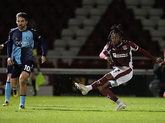 Confidently slotted home at the back post to finish a slick counter-attack and give Cobblers the lead. His first goal for the club and outside of that he was neat and tidy without being sparkling... 7.5