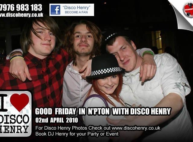 Nostalgic pictures from a Good Friday night out in 2010 around Northampton.