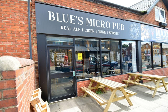 The Blues Micro Pub, in Whitburn, has a 4.9 rating on Google reviews from 67 reviews.