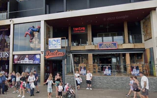 The pair spent time drinking in Busters on Skegness seafront. Image: Google