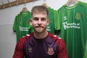 Lee Burge is the fourth man to sign for the Cobblers in the past week.