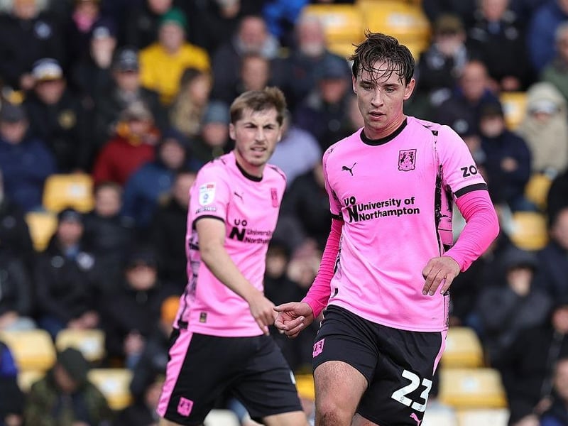 He too is not afraid to roll his sleeves up and get stuck in. Controlled things with the wind behind him in the first half and then twice went close from the edge of the box in the second, stinging the palms of Gauci with a fizzed effort before steering wide... 7