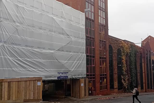 Fewer spaces will be available in St John's Car Park as work is taking place to replace old light fittings.