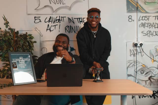 Rhythm & Posey organisers Kas Aisagbonhi and Nnamdi Okafor.