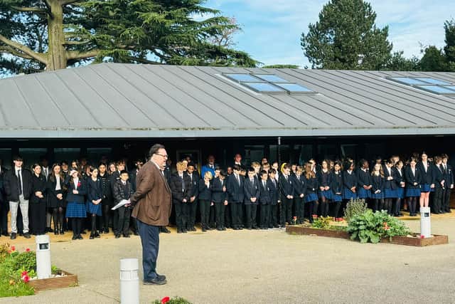 The School gathers together