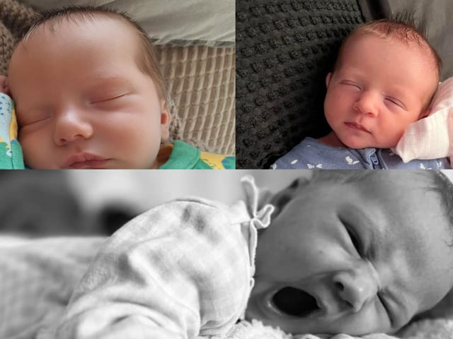 Some of the cute babies born in Northampton in February 2024...