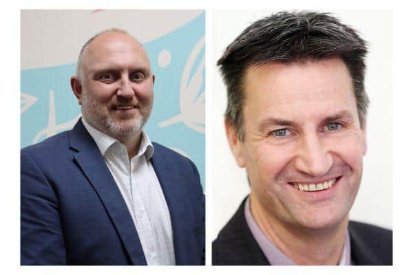 New Chief Executive Steve Feast (left) joins NPH as Mike Kay (right) retires after eight years at the helm