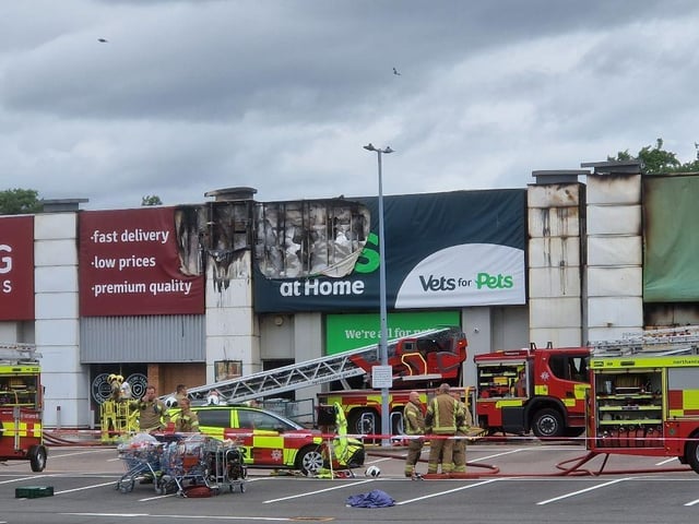Emergency services at the scene on Sunday morning Picture: Logan MacLeod