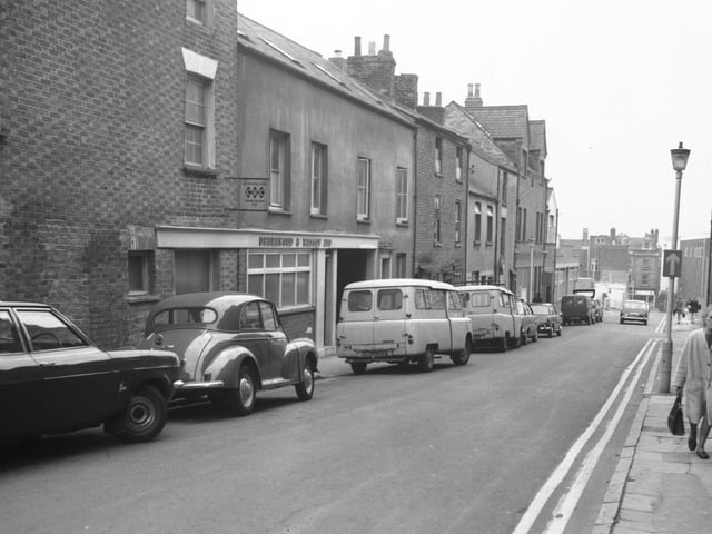 Wellington Street, looking down towards Abington Street, Northampton town centre, June 17, 1971
