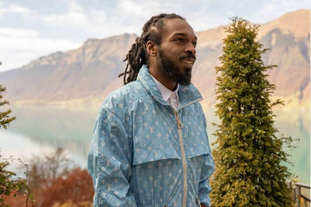 Lickle Jay on Stechelberg Mountain in Switzerland for the 'My Baby' Music video.
