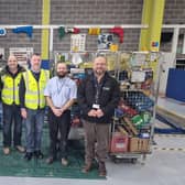 The donation of car parts to motor vehicle students at Northampton College