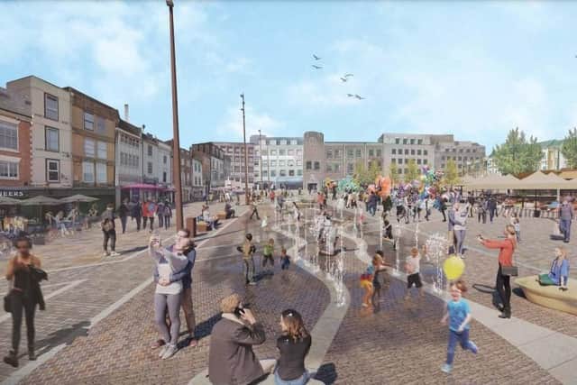 This is a artist's impression of what the square could look like