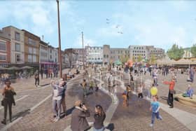 This is a artist's impression of what the square could look like