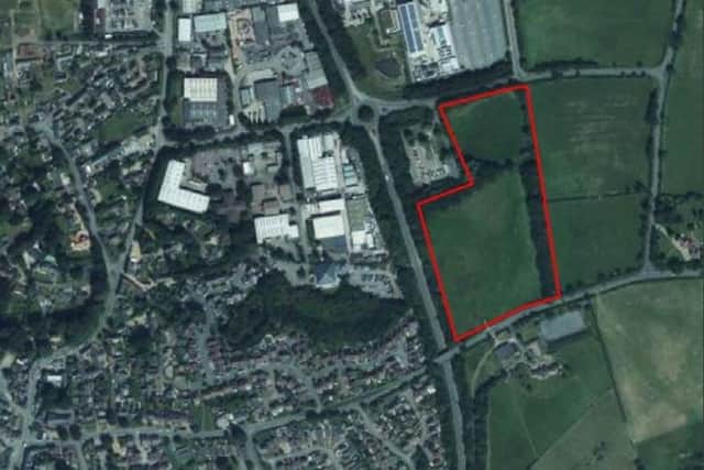 Plans have been submitted to build up to 70 homes on the edge of Brixworth, on farmland north of Holcot Road (within the red boundary).